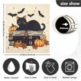 thumbnail image 5 of Yayeee Magnetic Dishwasher Cover for The Front Decoration Home Kitchen Machine Sticker Protector, Halloween Cat, 5 of 6