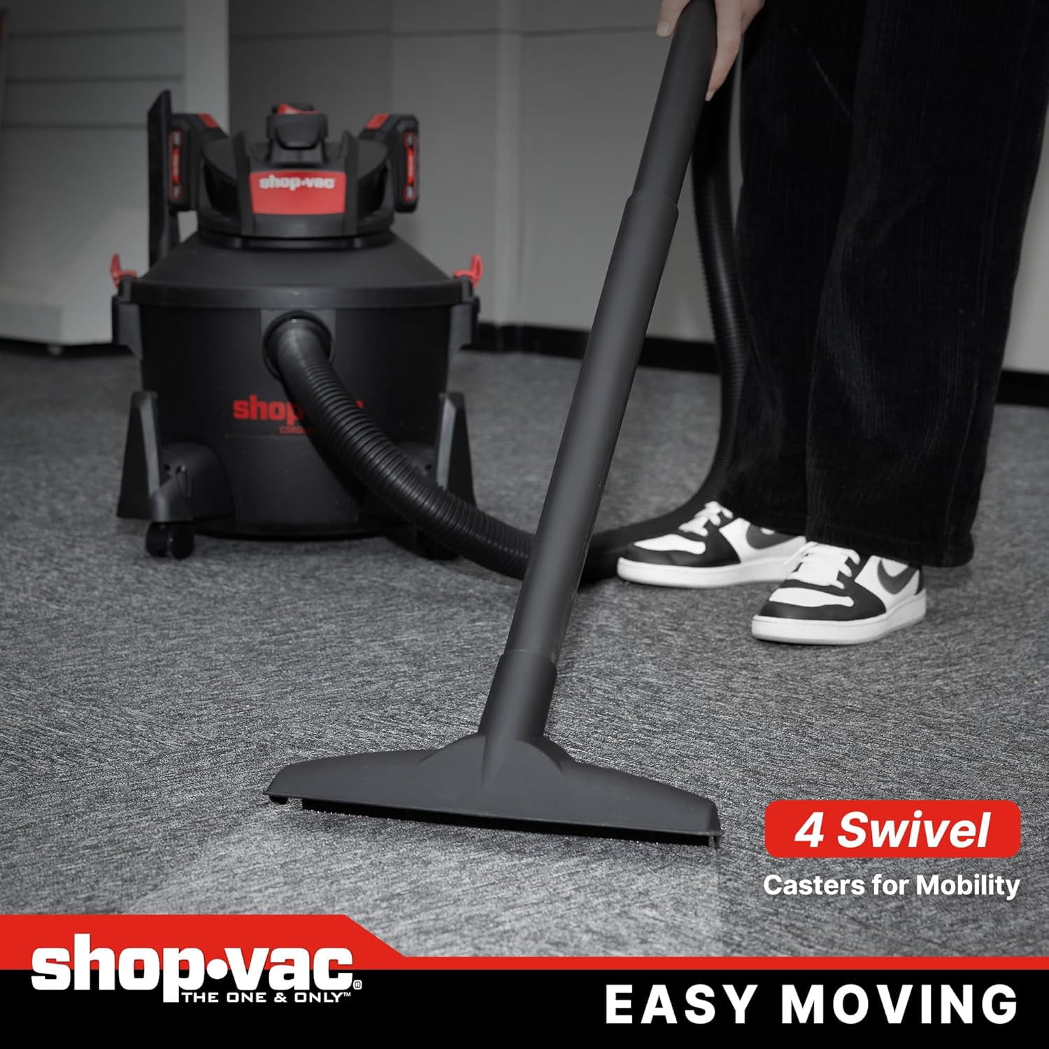 Shop-Vac 20V Cordless 6 Gallon Wet Dry Vacuum, with (2) 2.0Ah Batteries and Charger