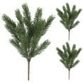thumbnail image 1 of KAKOWELY 3 ramas de pino artificiales con hojas verdes y agujas, decoración navideña., 1 of 5