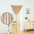 thumbnail image 3 of Doorways String Curtain Door Curtains,Bedroom Decor Kitchen Closet Living Room Laundry Fringe Hallway Tassel Screen Room Divider Boho Hippie Hanging for Wedding and Party(39×79in/100×200cm, Deep Ecru), 3 of 15