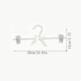thumbnail image 3 of SSZMDLB Hangers No-mark Clothes Hangers, Cute Wardrobe Storage Hangers forGirls, Sweet Style Plastic Clothing Racks, Non-Slip Hangers for Closet Organization, 3 of 6