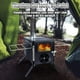 thumbnail image 2 of Greeniant Chimenea de escape multifuncional plateada con tubo de conducto Flexible para extractor conveniente Kits de desorden para acampar 6*20 chimenea, 2 of 6