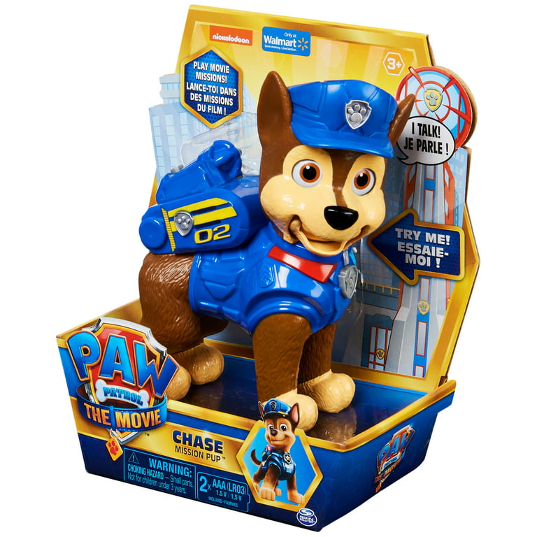 PAW Patrol Chase Mission Pup with Sounds & Phrases (Walmart Exclusive) 