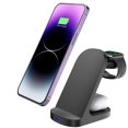 thumbnail image 2 of Dsscvnef Support de Charge Sans Fil Trois en un Chargeur Rapide 15W Compatible avec Smartwatch Design Pliable Certifié, 2 of 6