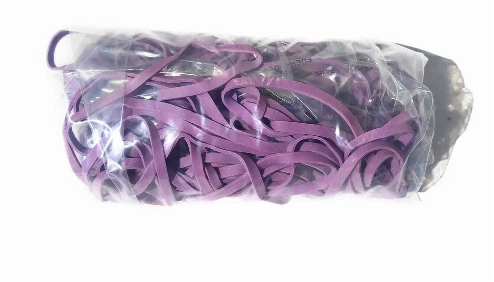 CIRCLE- Rubber Bands #33: #33 Size, Argyle Purple, 100 Count.