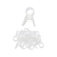 thumbnail image 3 of 100x Plant Clips Flower Plant Clamps Flower Cucumber Vertical Gardening Tool, Portable Flower Vine Stem Clips Tomatoes Vine Clips for Orchid 1.7cm Clear, 3 of 9
