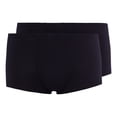 thumbnail image 1 of SKINY Bóxers para hombre, pack de 2 – trunks, pants, algodón stretch, single jersey Negro M (Medium), 1 of 4
