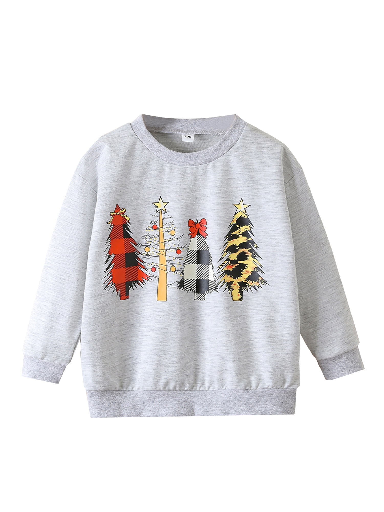 Bebiullo Kids Toddler Girl Boy Christmas Sweater Cute Cotton Pullover