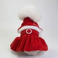 thumbnail image 3 of Pet Christmas Dress, Dog Cat Suit Hoodies Cat Xmas Costumes,M, 3 of 15