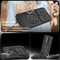 thumbnail image 5 of Asuwish Compatible with Samsung Galaxy S23 5G Phone Case Slide Camera Cover Tempered Glass Screen Protector Stand Ring Holder Rugged Slim Cell for S 23 23S GS23 G5 SM-S911U 6.1 inch Women Men Black, 5 of 10