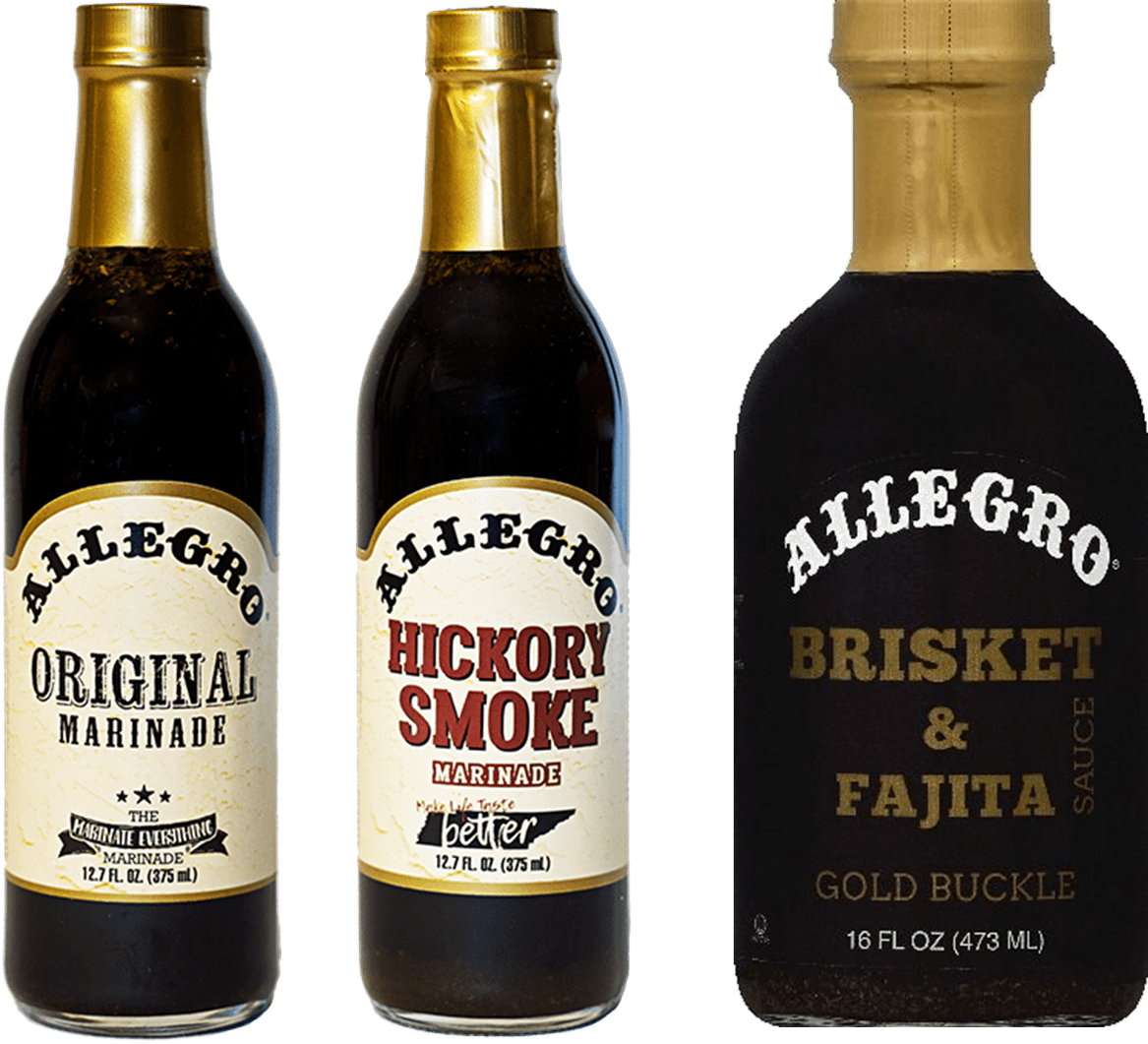 Allegro Original, Hickory Smoke Marinade and Brisket Sauce, Variety 3