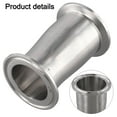 thumbnail image 4 of 1pc 2" to 1.75" inch Sanitary Pipe Fitting Reducer Tri Clamp Ferrule Stainless, 4 of 11