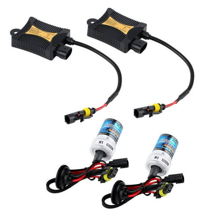 HID Xenon Single Lamp Kit 12V 35W 6000K H1 Headlight Portable Automobile Bulbs Car Replacement Spares