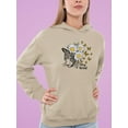 thumbnail image 2 of Stay Wild Daisies Positive Quote Hoodie Women -Image by Shutterstock, Female Small, 2 of 4