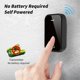 thumbnail image 2 of Wireless Doorbell, Waterproof Wireless Doorbell for Home, No Battery, Door Bell Kit, 38 Ringtones, 4 Adjustable Volumes (2 Buttons and 1 Receiver, Bla, 2 of 5