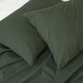 thumbnail image 2 of Housse de Couette Shabby Chic Verte Grand Aspect Lin Texturé Doux Prélavé, 2 of 9