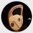 thumbnail image 4 of 21 Strings Lyre Harp Mahogany Music Instrument with Spare Strings Tuning Wrench, 4 of 7