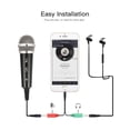 thumbnail image 3 of LEEYNEER Wired Condenser Microphone for Computer Audio 3.5mm Studio Mic Video Conferencing Voice Recording Video Chatting KTV Karaoke Mic with Stand for PC Phone, 3 of 6