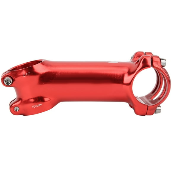 17° Rise for Enhanced Control on Toughest Trails Red 100MM Aluminum Alloy Mountain Bike Stem