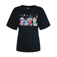 thumbnail image 4 of Aihuaihua Easter Shirts for Women Christian Shirts Rabbit Easter for Jesus Shirt Easter Gift Graphic Casual Tee Tops Black S, 4 of 5