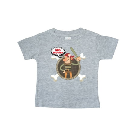 

Inktastic Big Brother Pirate Gift Baby Boy T-Shirt