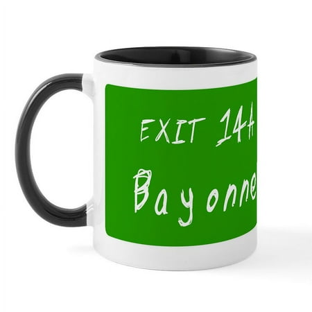 

CafePress - Exit 14A Bayonne NJ Mug - 11 oz Ceramic Mug - Novelty Coffee Tea Cup