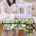 thumbnail image 4 of HELLHERO Sewing Machine Pad Storage Citrus Butterfly Freshness Sewing Machines Table Pad with Storage Cylinder for Mom Wife Present Sewing Classes, 4 of 5