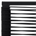 thumbnail image 3 of Bowery Hill Dining Set in Black Glass/Powder-Coated Steel/PVC Hollow Rattan, 3 of 12