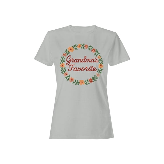 Grandma's Favorite Floral Design Women's T-shirt