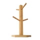 thumbnail image 2 of Soporte para tazas de madera, estado de almacenamiento de tazas de café en ma de árbol, gancho con seis ganchos., 2 of 12