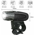 thumbnail image 3 of Luz de bicicleta con carga USB, luz delantera de bicicleta para andar en bicicleta, 3 of 5