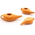 thumbnail image 2 of Naiovety 250ML Neti Pot Cerámica Robusta Exquisita Cómoda Limpieza Nasal Apto para lavavajillas Limpiador de Nariz de Sellado Portátil Uniforme atlético 21.4x16x6.5cm 1, 2 of 6