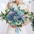 thumbnail image 2 of Artificial Flowers Combo Silk Mix Peony Rose Hydrangea Daisy Fake Spring Flowers w/Stem for DIY Wedding Bouquets Centerpieces Arrangements Table Decor Party Bridal Baby Shower Home Decor, 2 of 5