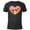 Black, variant on Disney Princess Group Heart Pink - Short Sleeve Blended T-Shirt for Adults – Customized-Ocean Blue