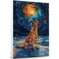thumbnail image 2 of Pet Decor Starry Night Van Gogh Inspired Barbado Da Terceira Dog Pet Canvas Family Friend Peace Oil Painting Art Print Poster Wall Decor, 2 of 6