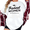 White-1, variant on Women's Vintage "Radical Women" Lightning Bolt Casual T Shirt Feminist Empowerment Short Sleeve Round Neck Top Black S-5XL