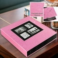 thumbnail image 3 of Photo Album 4x6 500 Pockets Photo, Extra Large Capacity Family Wedding Picture Albums Holds 500 Horizontal and Vertical Photos Black, 3 of 8