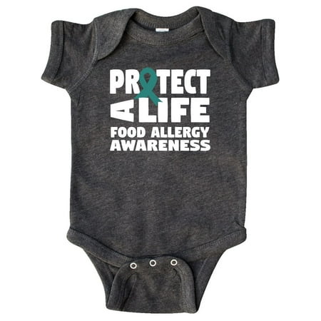

Inktastic Protect a Life Food Allergy Awareness Gift Baby Boy or Baby Girl Bodysuit