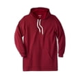 thumbnail image 2 of KingSize Men's Big & Tall Fleece Longer-Length Pullover Hoodie, 2 of 5