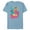 Ocean Blue, variant on Disney and Pixar’s Up Kevin Dug My Favorite Day is Today - Short Sleeve Blended T-Shirt for Adults - Customized-Navy Heather