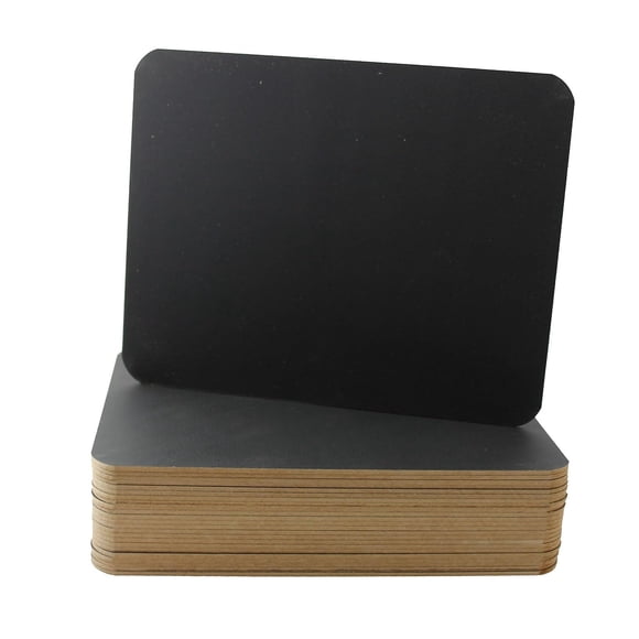 Flipside Products Pizarras Negras De 9,5 X 12 Pulgadas, Juego De Aula, Pizarra Pequeña Para Dibujo De Estudiantes, Tablero De Menú, Paquete De 24