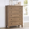 thumbnail image 2 of Steve Silver Riverdale Rustic Vertical Dresser with 5 Drawers and Felt Interior, Brown, 2 of 7