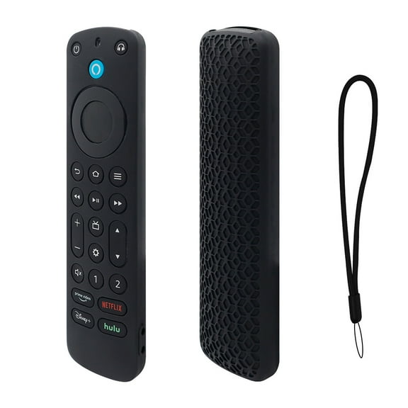 Silicone Remote Control Cover Anti Lost Television Remote Control Case Replacement for 2022 Alexa Voice Remote Pro