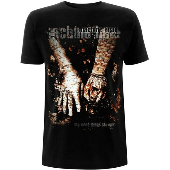 Machine Head Adulte le Plus de Choses Changent T-Shirt en Coton