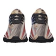 thumbnail image 5 of Resurrection of Jesus ChriStAmerican flag Shoes Sneakers Black Size 5, 5 of 7