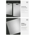 thumbnail image 4 of Titanium Cutting Boards - 100% Pure Titanium Cutting Boards for Kitchen - Cutting Edge Hygiene & Durability, Double Sided Large Non Toxic Cutting Board, 4 of 9