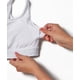 thumbnail image 3 of Sujetador deportivo Under Armour Crossback Mid Impact para mujer, blanco, 1X, 3 of 8