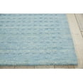 thumbnail image 4 of Nourison Perris Solid Sky Blue 3'9" x 5'9" Area Rug, (4x6), 4 of 5