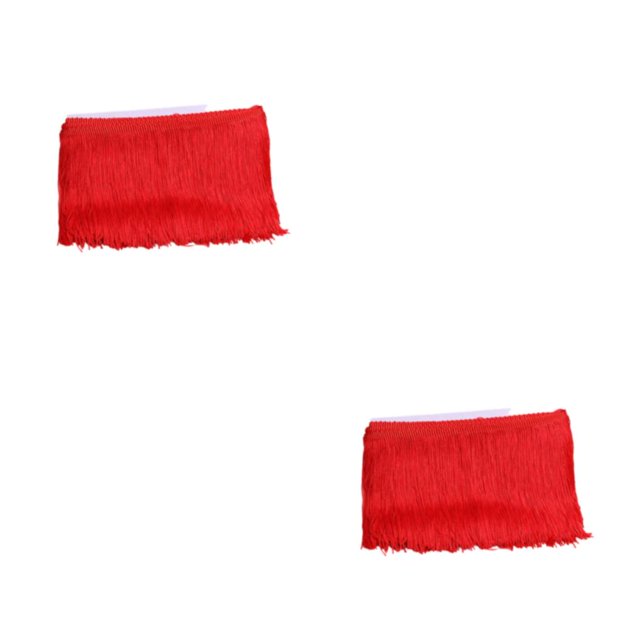 Qarigey Decoración de borlas Opciones ecológicas para mejorar fácilmente las cortinas Decoración de cortinas Borlas rojas rojo 2Conjunto