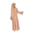 thumbnail image 3 of Milageto Muslim Dress Lady Gown Women Muslim Robe for Events Ethnic Festivals Banquet, 3 of 8